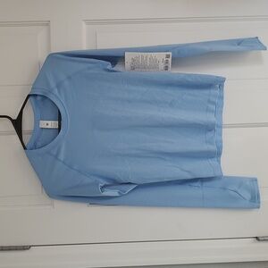 NWT Lululemon Swiftly Tech Long Sleeve Race Sz 6 Sanatra Blue